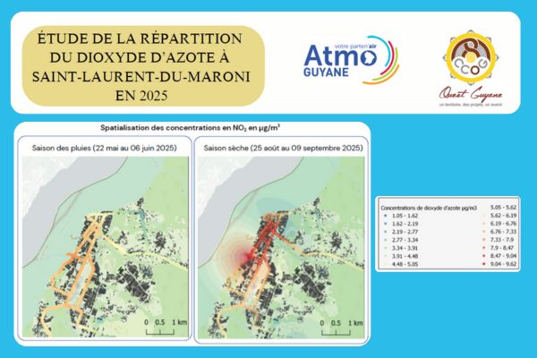 Atmo Guyane, La qualité de l'air en Guyane | Étude de la répartition du ...