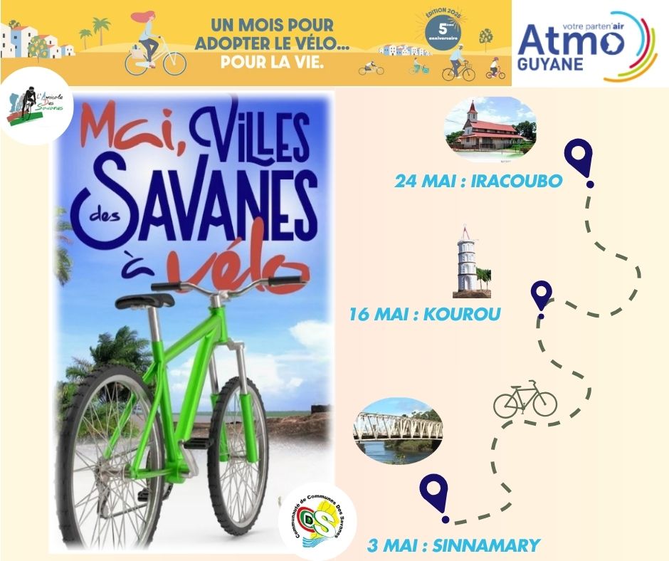 Atmo Guyane, La qualité de l'air en Guyane | Mai des Savanes en 2025