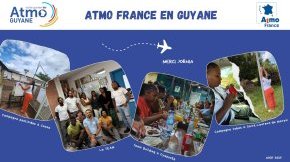 Atmo France en visite à Atmo Guyane