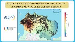 ÉTUDE DE LA RÉPARTITION DU DIOXYDE D’AZOTE À REMIRE-MONTJOLY ET À CAYENNE EN 2025