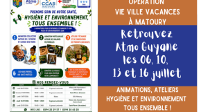Opération «&nbsp;Vie Ville Vacances&nbsp;»&nbsp;: Atmo Guyane anime l’été des jeunes à Matoury&nbsp;! 