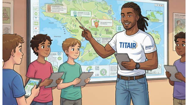 Sensibilisation des jeunes ambassadeurs du climat