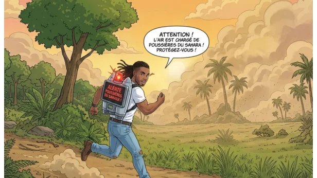 Les poussières du Sahara sont bien là&nbsp;!