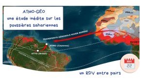 Atmo Guyane s’engage dans le projet ATMO-GEO : suivre les poussières sahariennes jusqu’en Amazonie