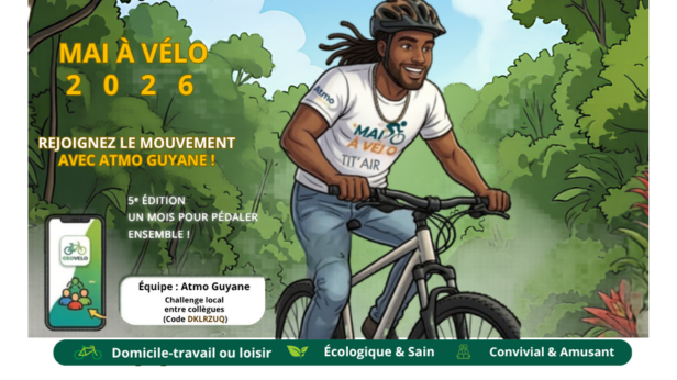 Et si vos coups de pédale faisaient avancer la qualité de l’air en Guyane&nbsp;? 