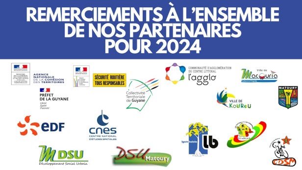 REMERCIEMENTS à nos partenaires en 2024