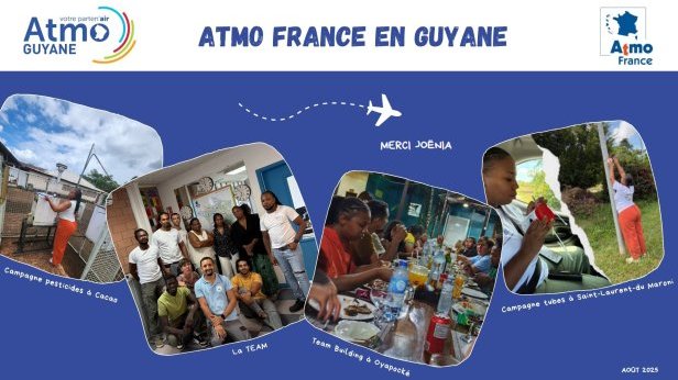 Atmo France en visite à Atmo Guyane